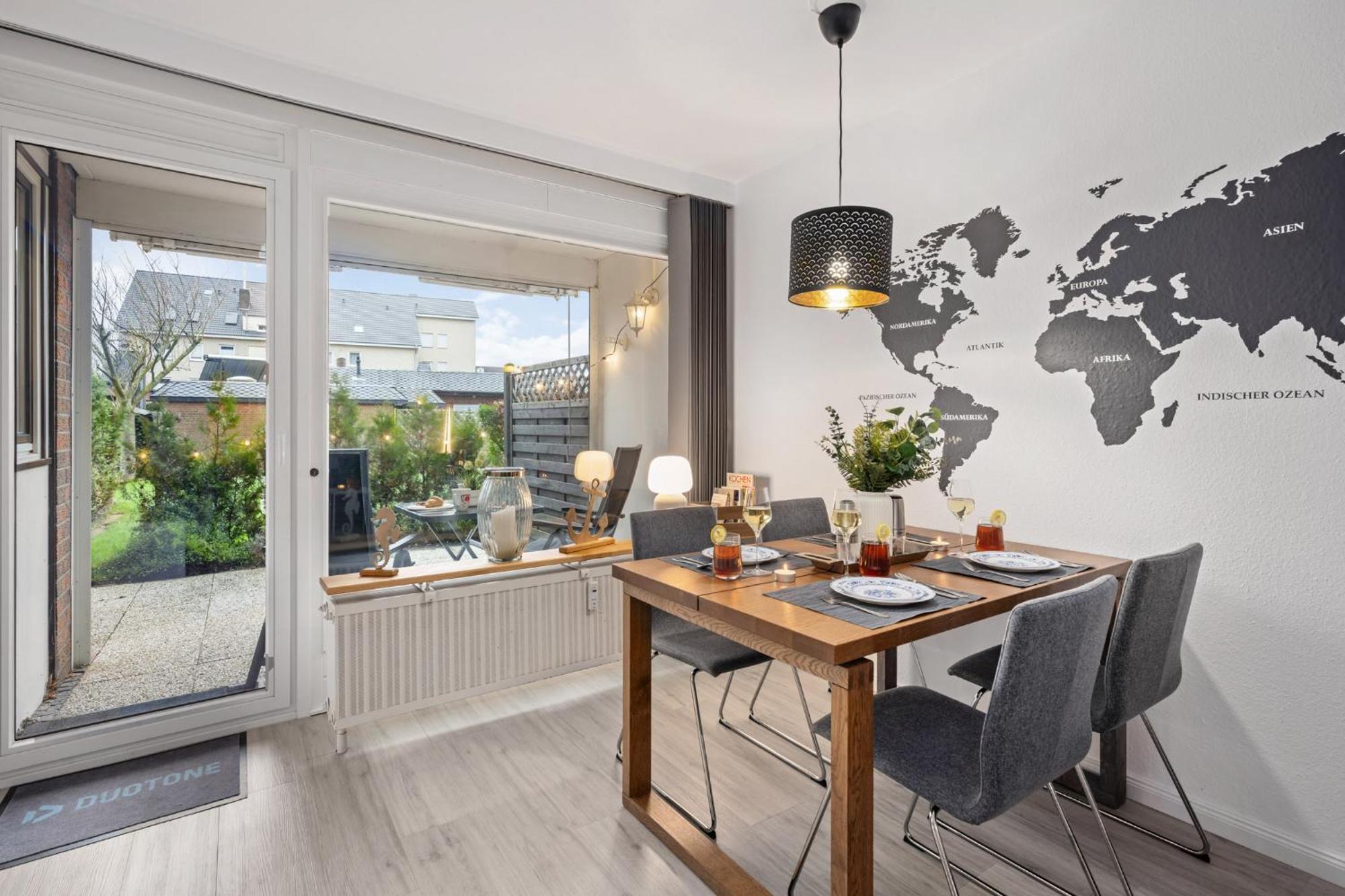Ferienwohnung Grey Pearl Büsum direkt an der Perlebucht Exterior foto