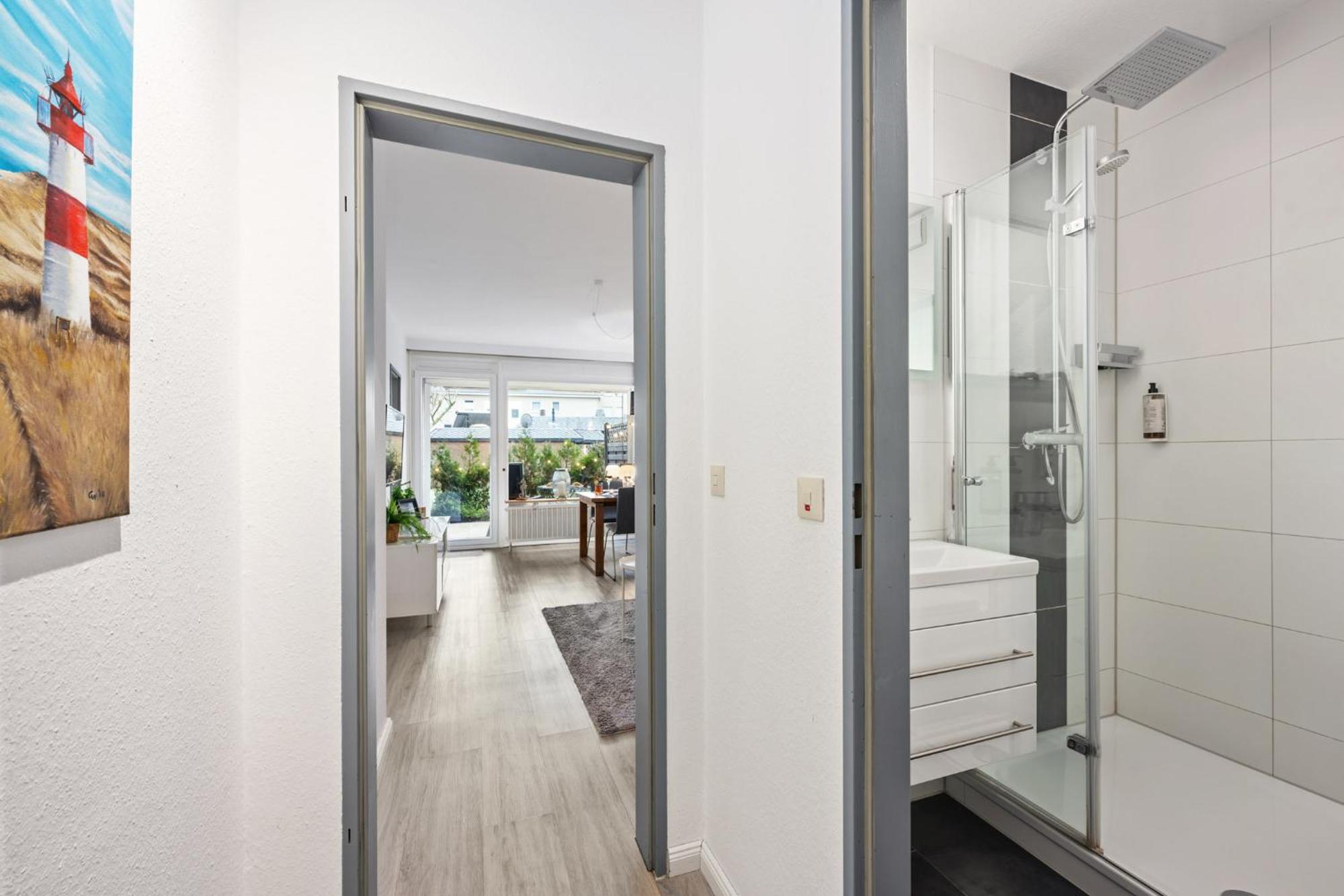 Ferienwohnung Grey Pearl Büsum direkt an der Perlebucht Exterior foto